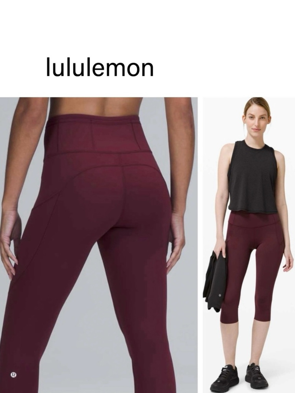 Lululemon Fast and Free Crop ll Nulux 19” Tight